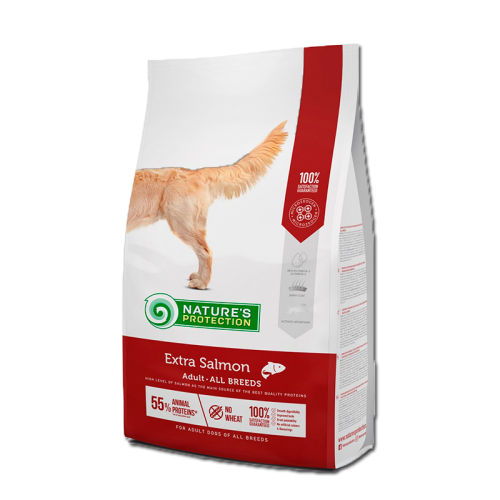 【Nature's Protection】Extra Salmon 三文魚配方犬糧 (全年齡) 2Kg/12Kg