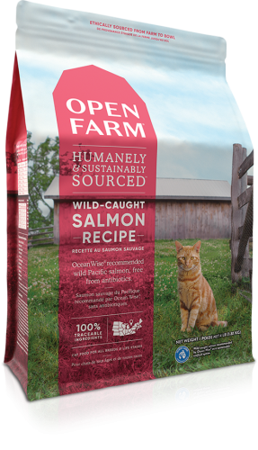 【Open Farm】無穀物野生三文魚配方貓糧 - 4lbs/8lbs