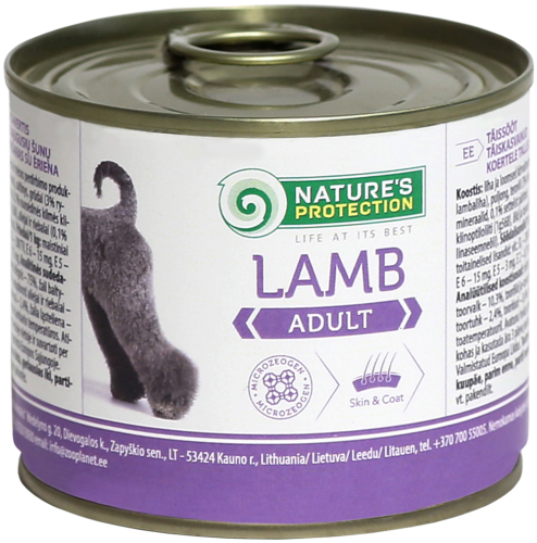 【Nature's Protection】 全天然狗罐頭（羊肉）200g