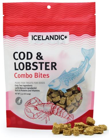 【ICELANDIC+ 冰島】鱈魚+龍蝦粒狗小食 3.52oz