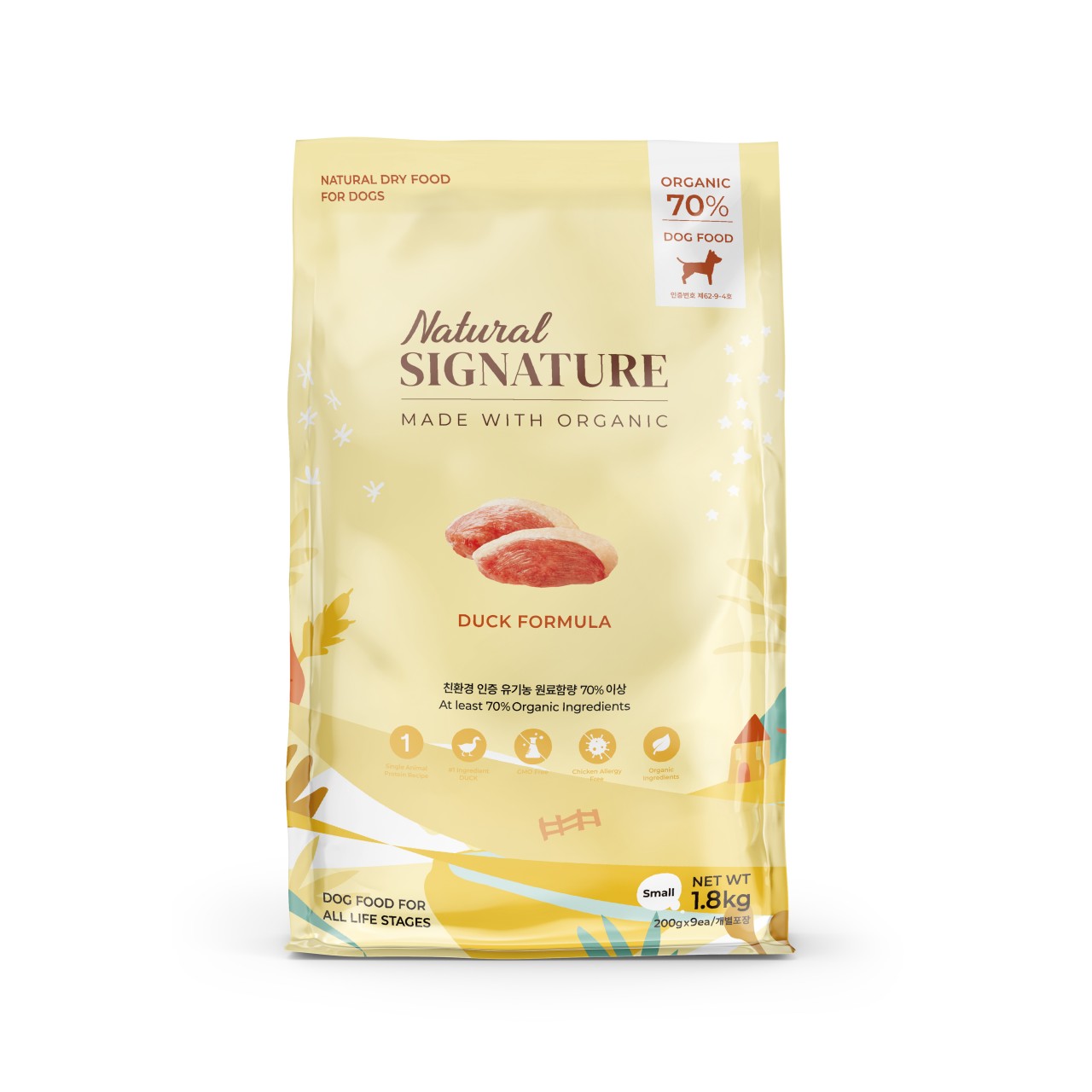 【Natural Signature】鴨肉天然有機全犬糧 1.8kg/5.6kg