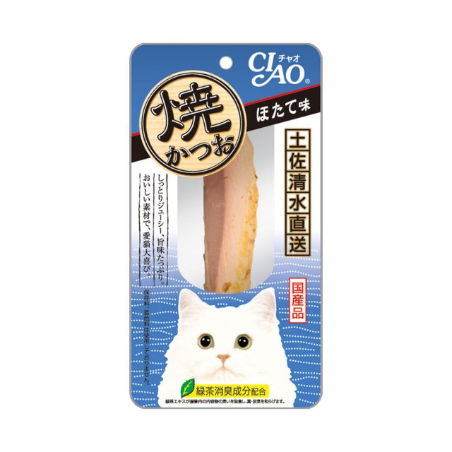 【CIAO】燒鰹魚 瑤柱味魚柳條 (30g)