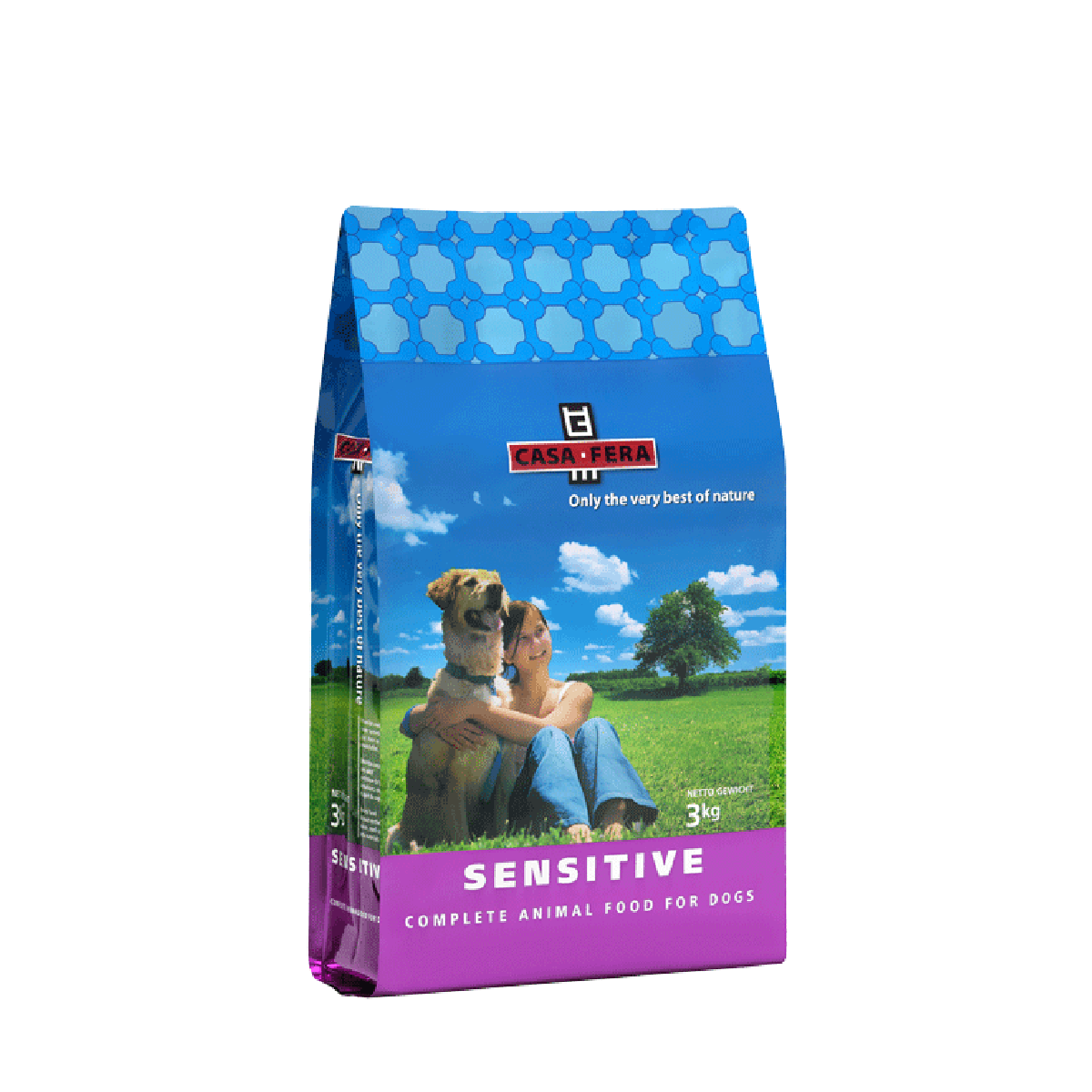 【Casa Fera Dog Food】Sensitive (防敏感配方全天然黑酵母狗糧) 3kg