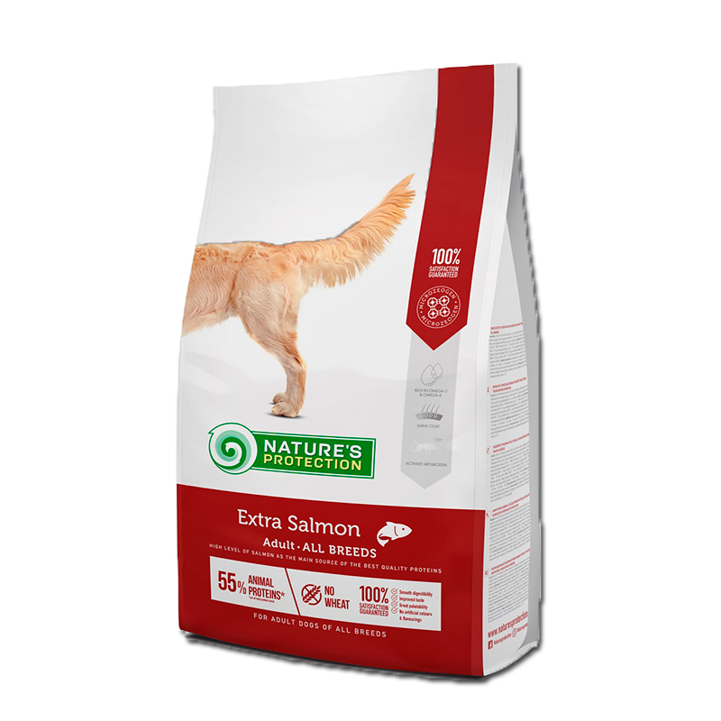 【Nature's Protection】Extra Salmon 三文魚配方犬糧 (全年齡) 2Kg/12Kg