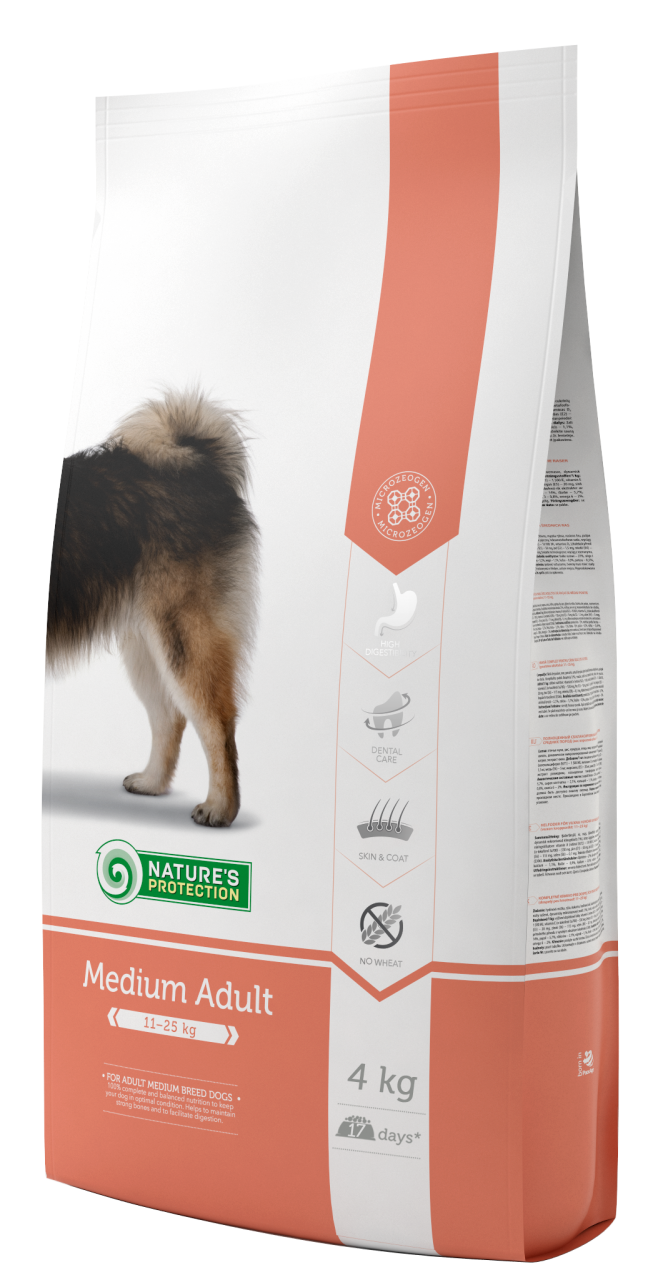 【Nature's Protection】Medium Adult 成犬粮 4Kg/12Kg/18Kg