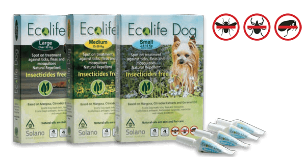 Ecolife Dog Spot On 全天然精油防蚊驅蚤滴劑 (大/中/小狗)